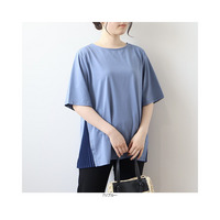 【タイムセール】【WEB/一部店舗限定】 サイドプリーツ カットソー