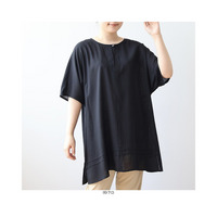 【接触冷感】レーヨン麻スラブドルマンチュニック