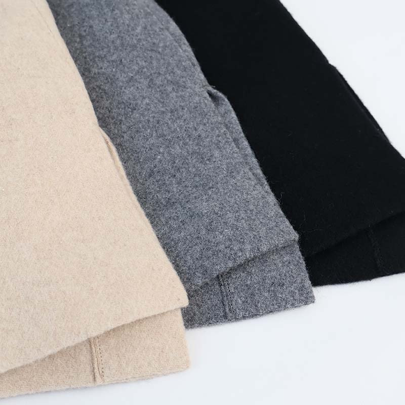 【タイムセール】ウール混 ビッグカラー コート20