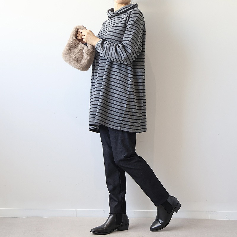 デニム調裏起毛レギンス3