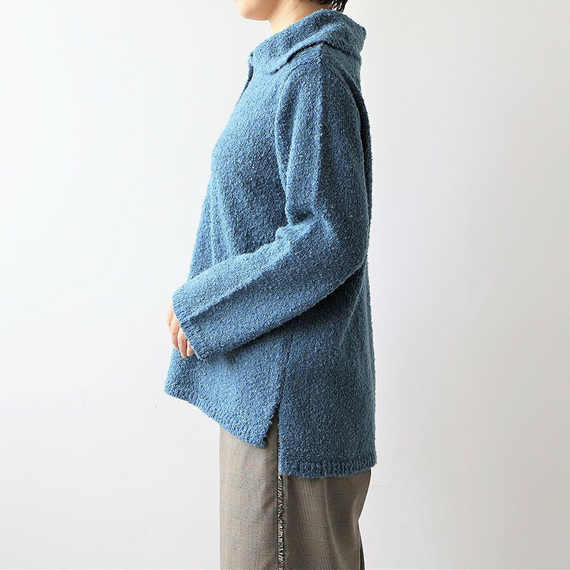 ブークレビッグカラーニットプルオーバー12