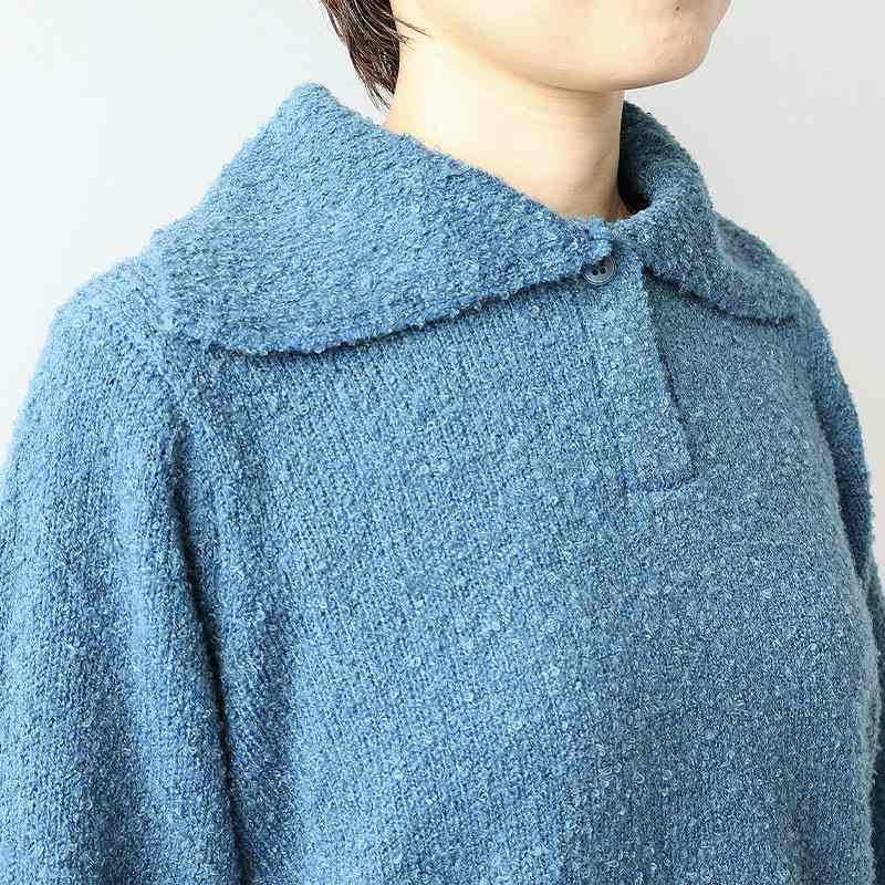 ブークレビッグカラーニットプルオーバー14