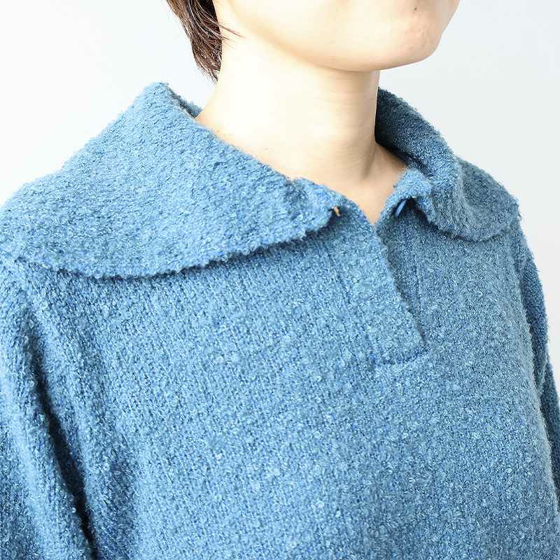 ブークレビッグカラーニットプルオーバー15