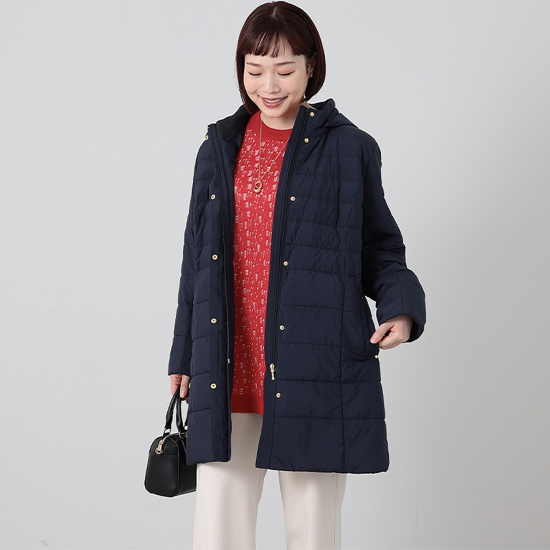 針抜きジャガードニットチュニック10