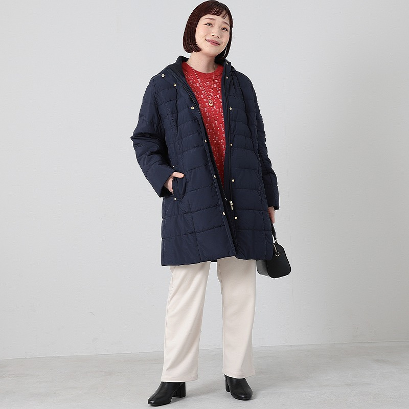 針抜きジャガードニットチュニック9