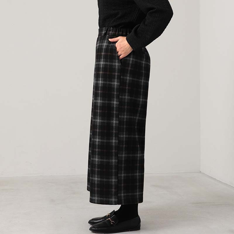 【WEB/一部店舗限定】 裏起毛ニットワイドパンツ13