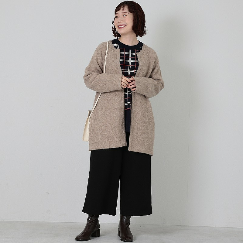 【WEB/一部店舗限定】 裏起毛ニットワイドパンツ5