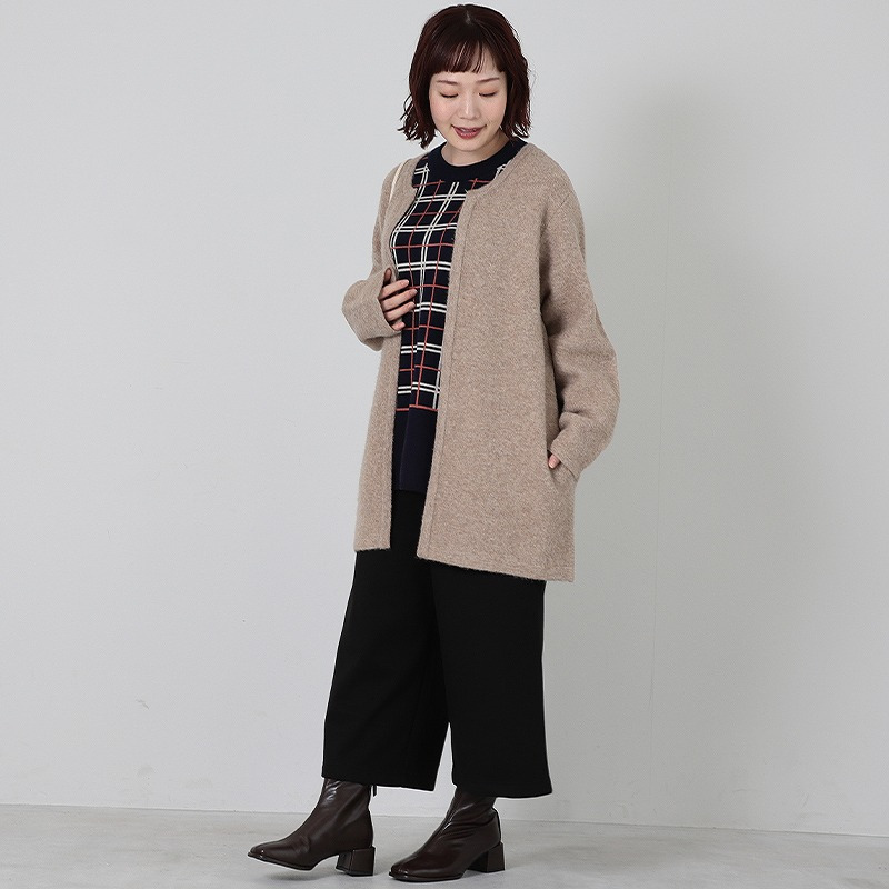 【WEB/一部店舗限定】 裏起毛ニットワイドパンツ6