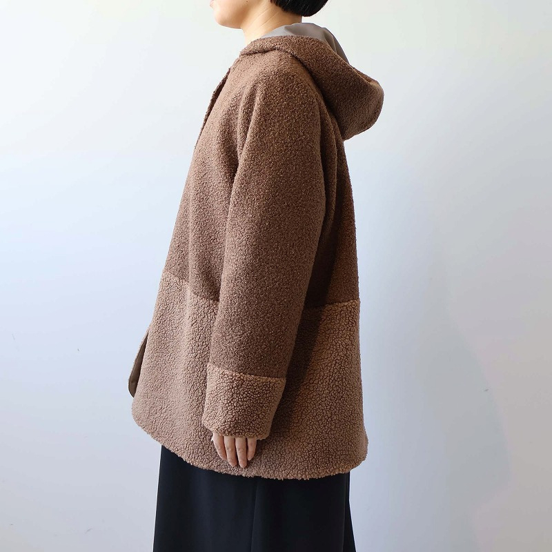 ミックスボアフーテッドジャケット15