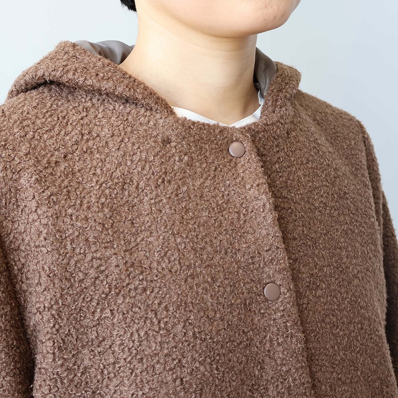 ミックスボアフーテッドジャケット17