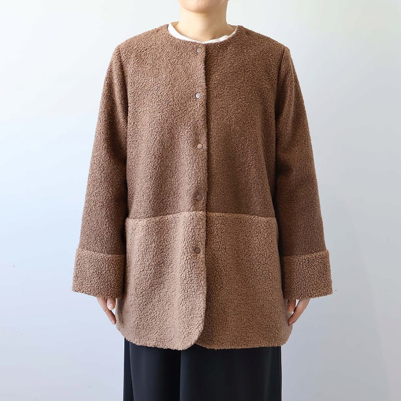 ミックスボアフーテッドジャケット18