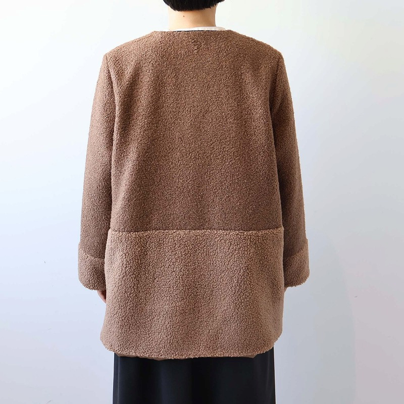 ミックスボアフーテッドジャケット19