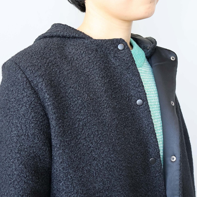 ミックスボアフーテッドジャケット9