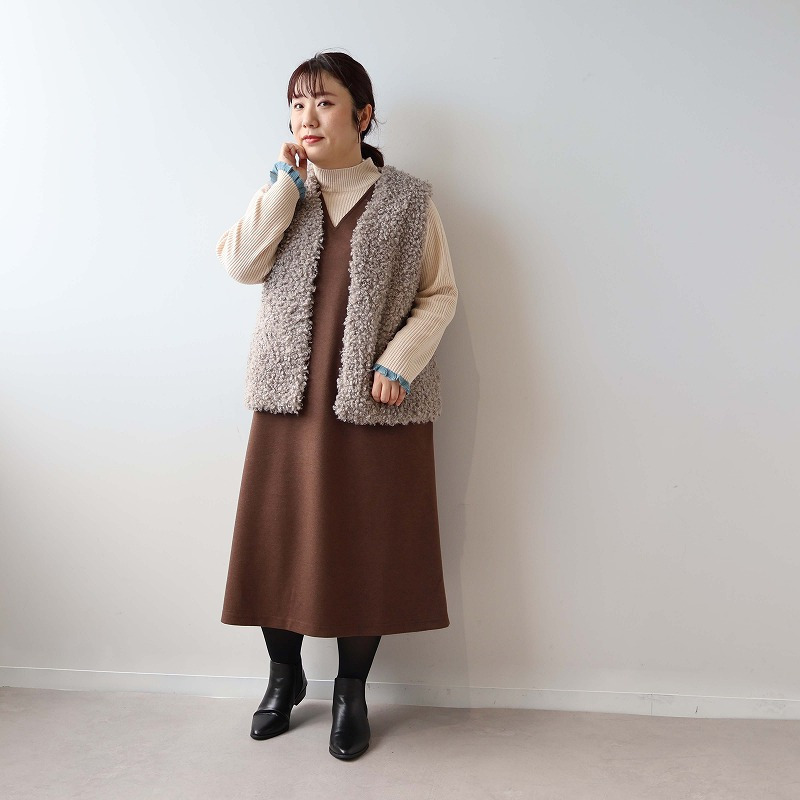 柔らかニットジャンスカ15