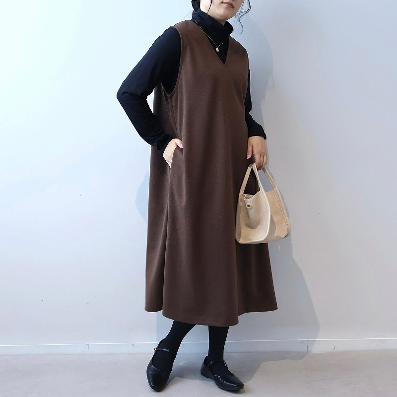 柔らかニットジャンスカ7