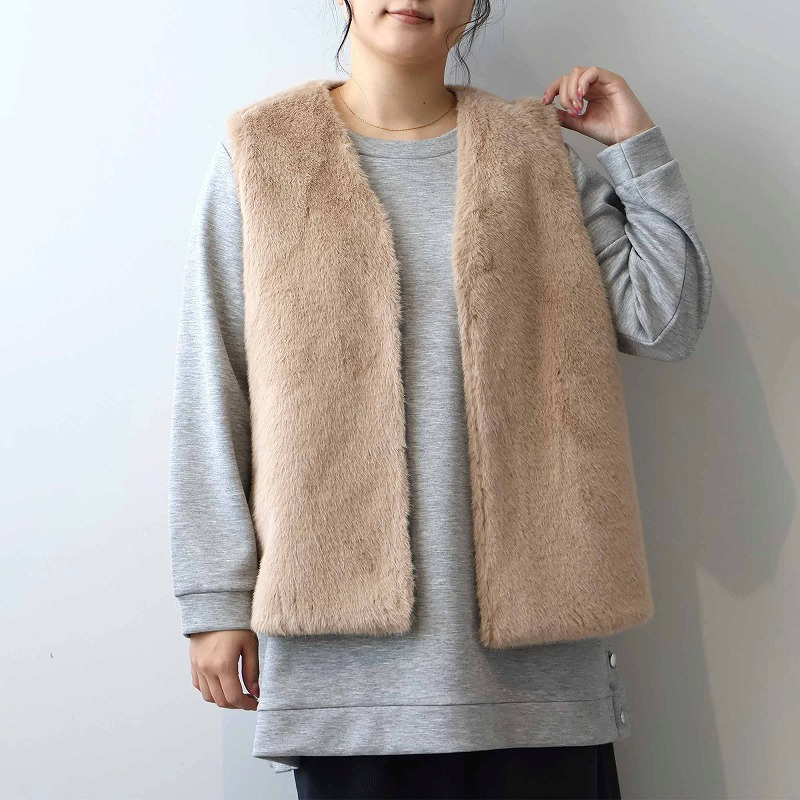 ふっくらダンボールニットサイドボタンチュニック12