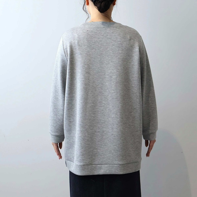 ふっくらダンボールニットサイドボタンチュニック15