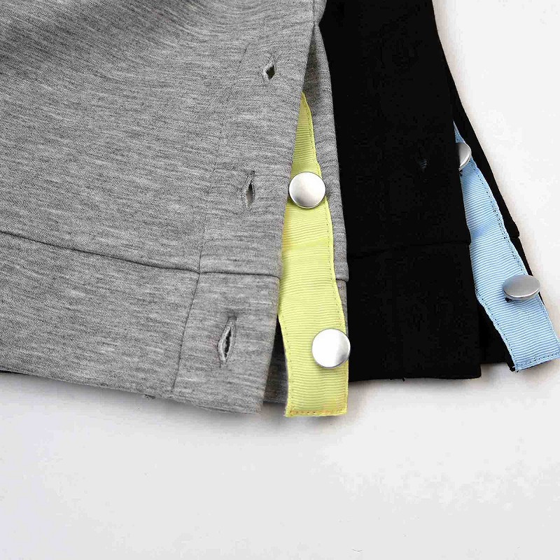 ふっくらダンボールニットサイドボタンチュニック17