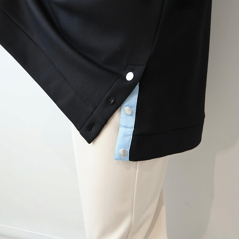 ふっくらダンボールニットサイドボタンチュニック7