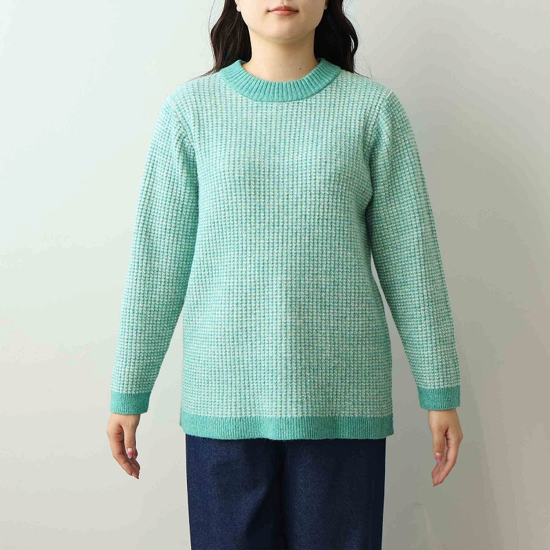 タック編みニットプルオーバー17