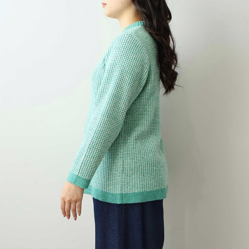 タック編みニットプルオーバー18