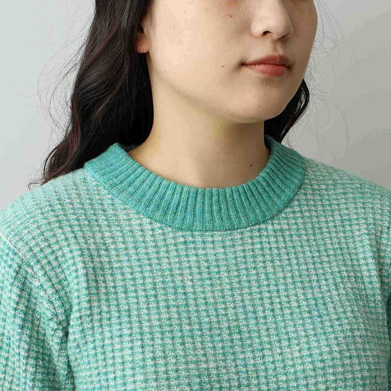 タック編みニットプルオーバー20