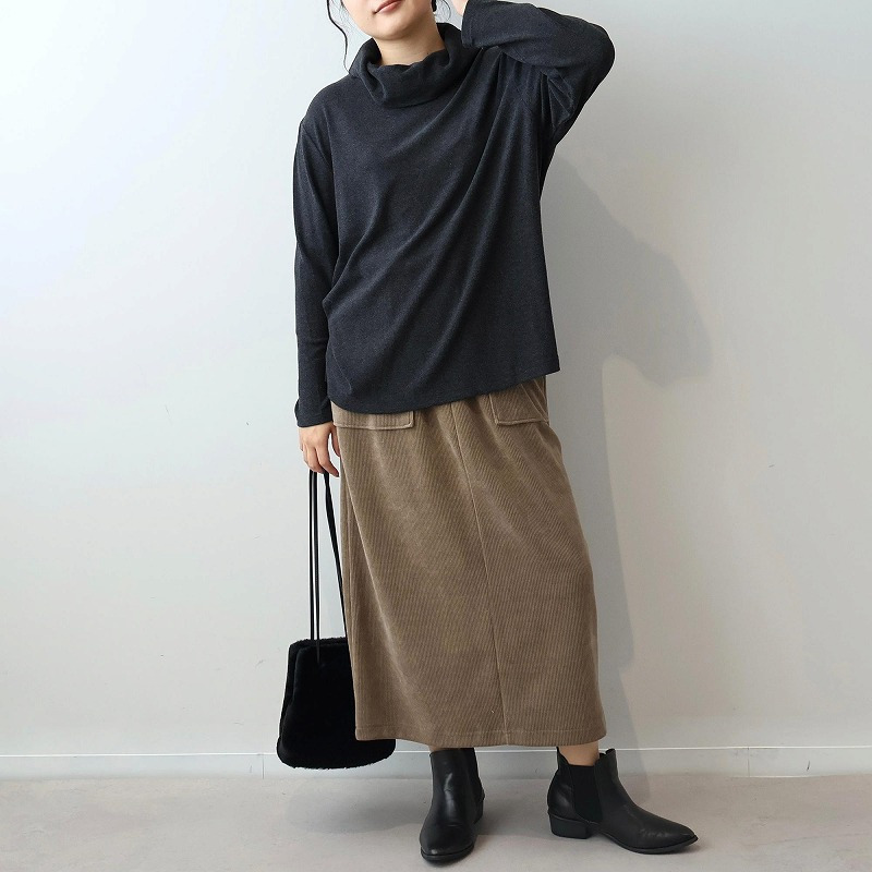 ソフトピーチテレコオフタートルプルオーバー4