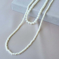 パール2連ネックレス きれいめ MB mintbreeze エムビーミントブリーズ