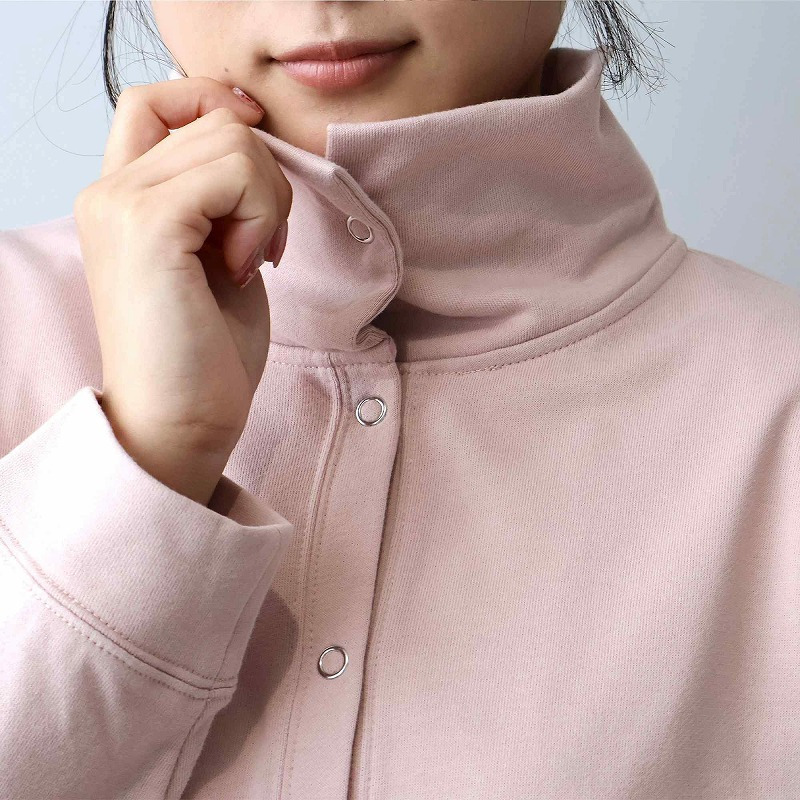 ソフト裏毛 スタンドカラー ブルゾン LL/3L/4L/5L MB mint breezeミントブリーズ15