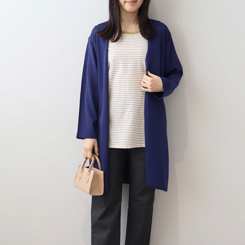 【UVカット/接触冷感】ロングカーディガン LL/3L/4L/5L/6L MB mint breezeミントブリーズ【WEB/一部店舗限定】12