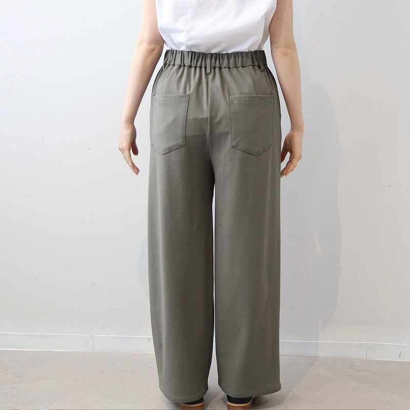 【接触冷感】【吸水速乾】さらさらストレッチワイドパンツ LL/3L/4L/5L MB mint breezeミントブリーズ12