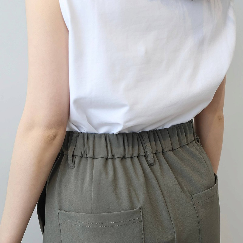 【接触冷感】【吸水速乾】さらさらストレッチワイドパンツ LL/3L/4L/5L MB mint breezeミントブリーズ14