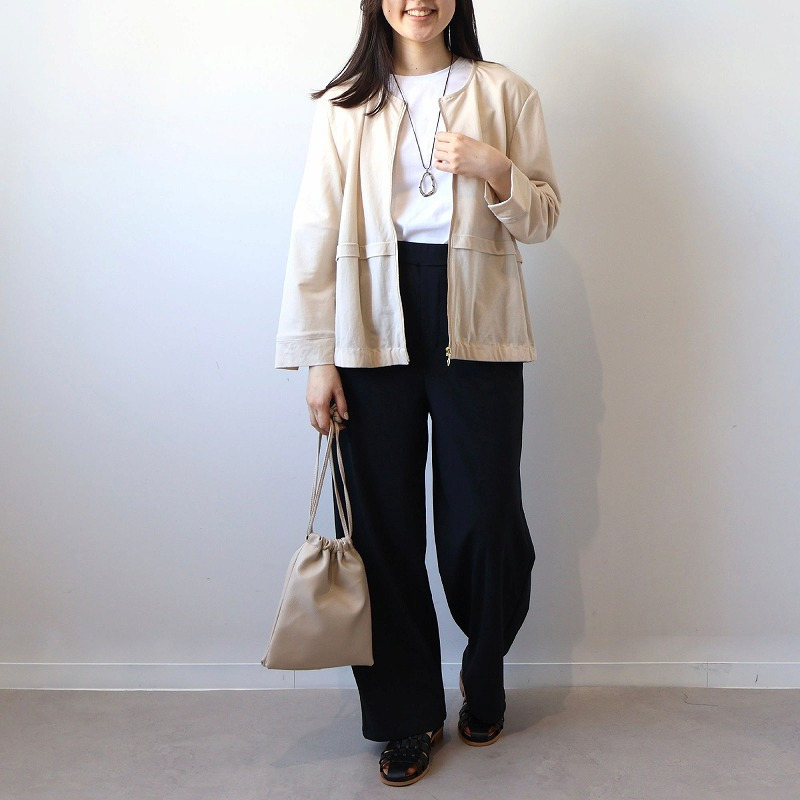 【接触冷感】【吸水速乾】さらさらストレッチワイドパンツ LL/3L/4L/5L MB mint breezeミントブリーズ3