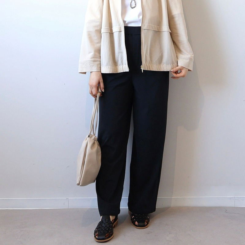 【接触冷感】【吸水速乾】さらさらストレッチワイドパンツ LL/3L/4L/5L MB mint breezeミントブリーズ4