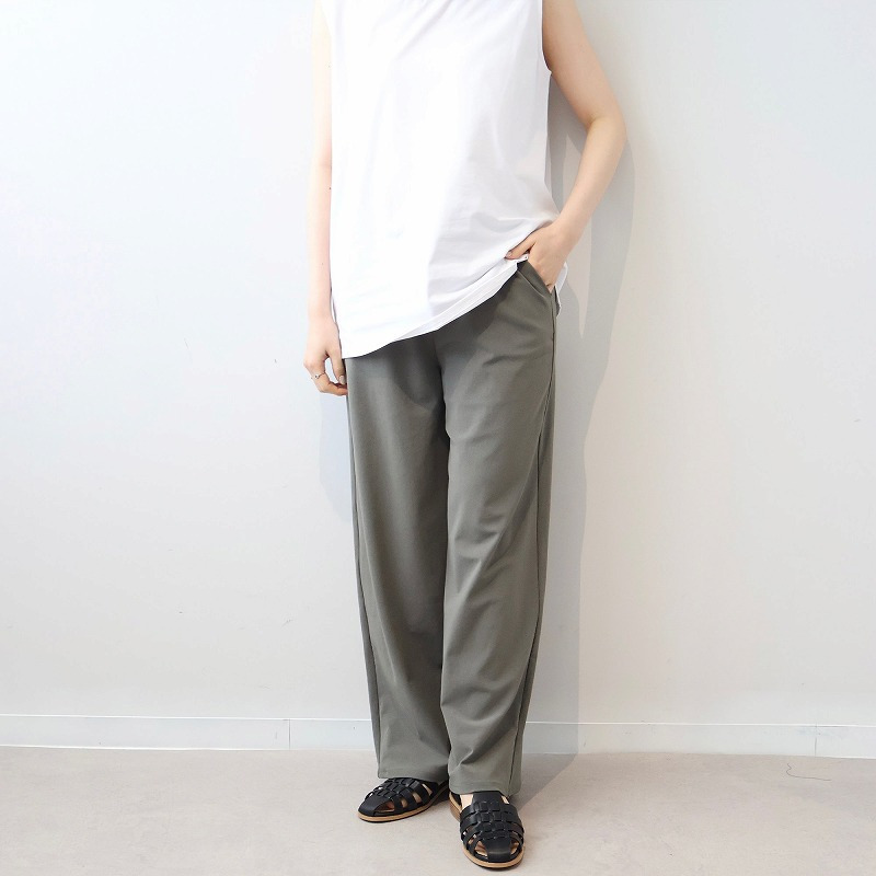 【接触冷感】【吸水速乾】さらさらストレッチワイドパンツ LL/3L/4L/5L MB mint breezeミントブリーズ9