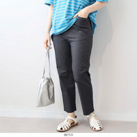 デニムライク ストレッチ クトプトパンツ LL/3L/4L/5L/6L MB mint breezeミントブリーズ