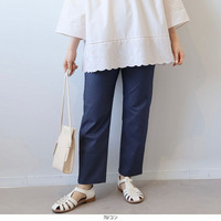 デニムライク ストレッチ クトプトパンツ LL/3L/4L/5L/6L MB mint breezeミントブリーズ