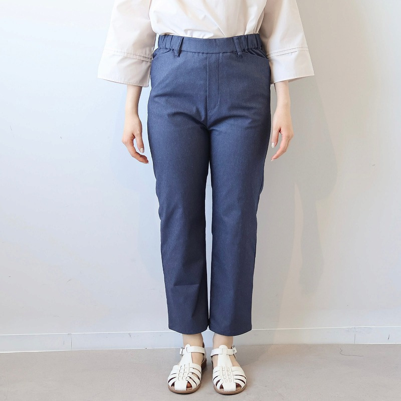 デニムライク ストレッチ クトプトパンツ LL/3L/4L/5L/6L MB mint breezeミントブリーズ12