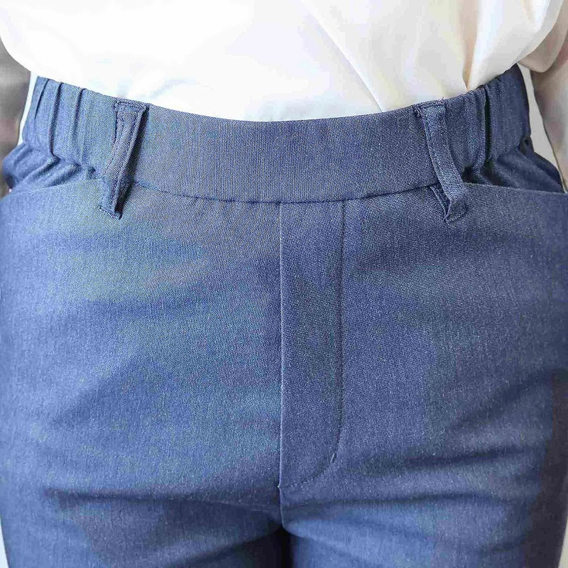 デニムライク ストレッチ クトプトパンツ LL/3L/4L/5L/6L MB mint breezeミントブリーズ15