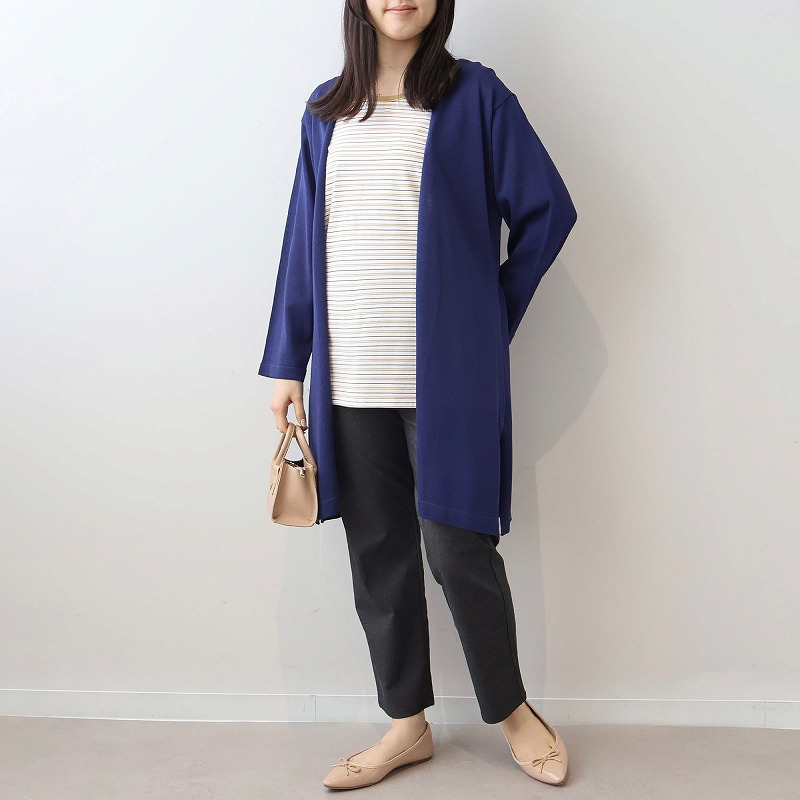 デニムライク ストレッチ クトプトパンツ LL/3L/4L/5L/6L MB mint breezeミントブリーズ3