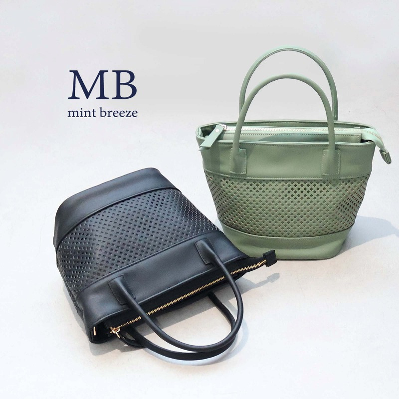 パンチングミニトートバッグ