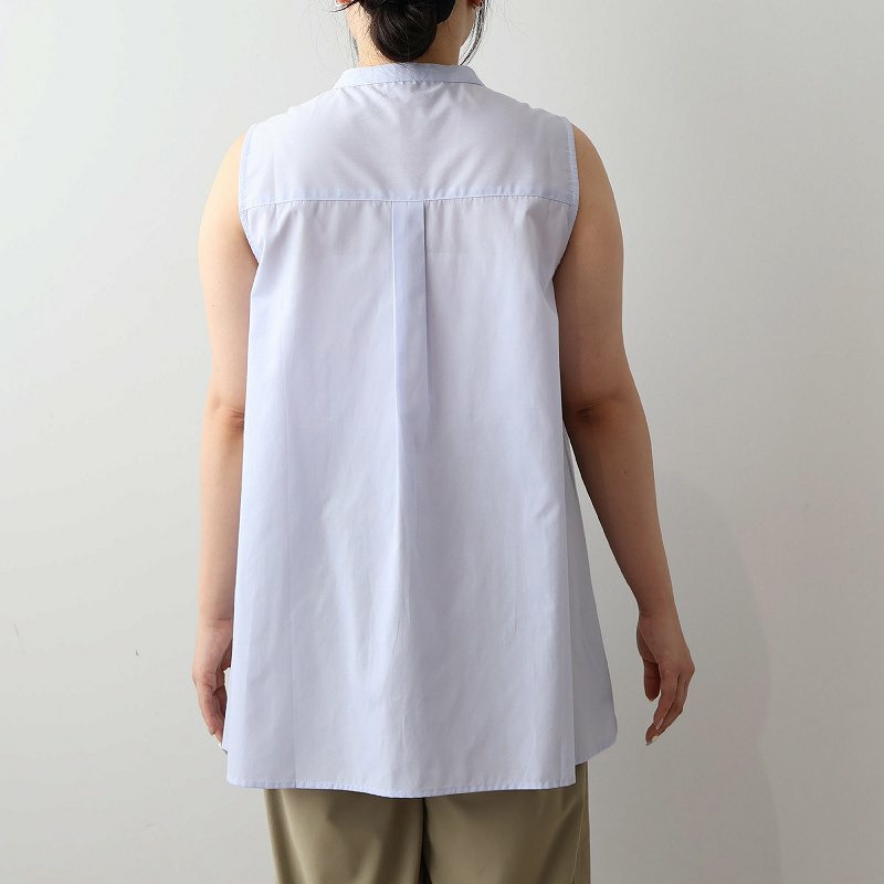 フロントレース ノースリーブ ブラウス LL/3L/4L/5L/6L MB mint breezeミントブリーズ13