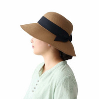 洗えるツバ広ハット
