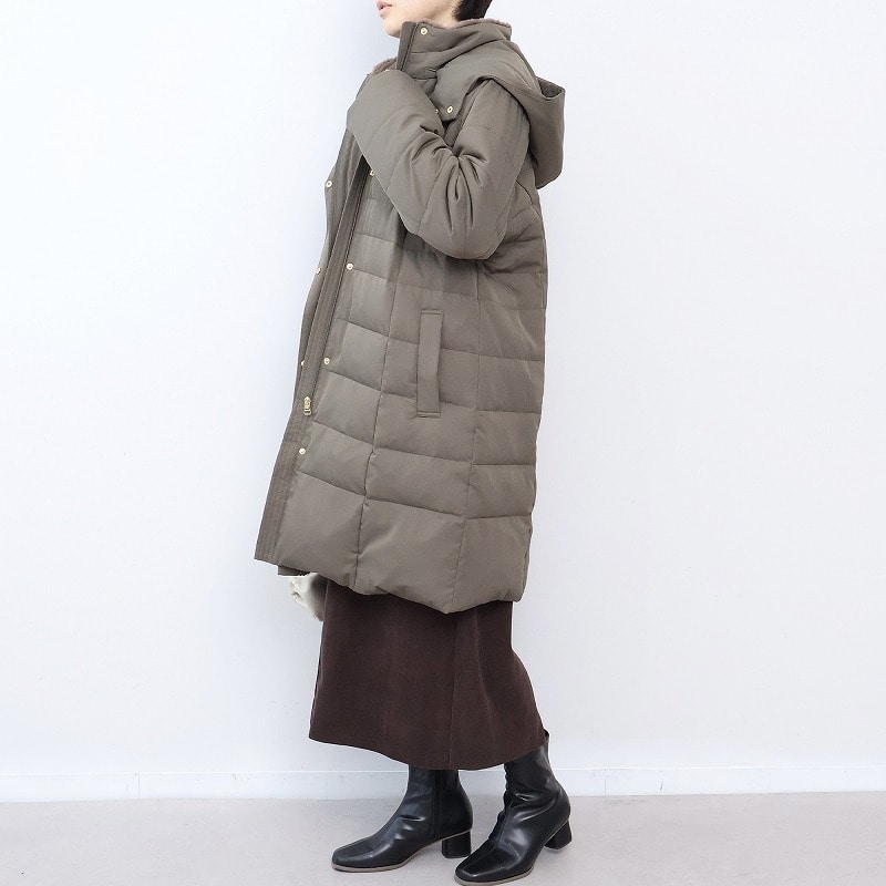 ロングダウンコートLL/3L/4L/5L/6L MB mint breezeミントブリーズ9