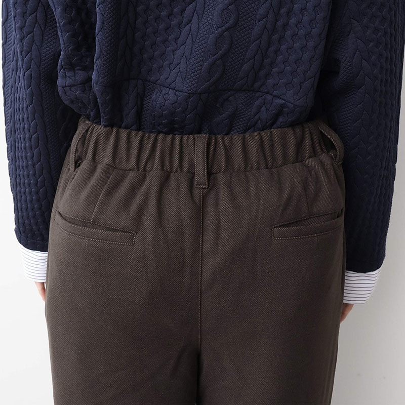 【WEB限定】裏起毛ニットワイドパンツLL/3L/4L/5L/6L MB mint breezeミントブリーズ18