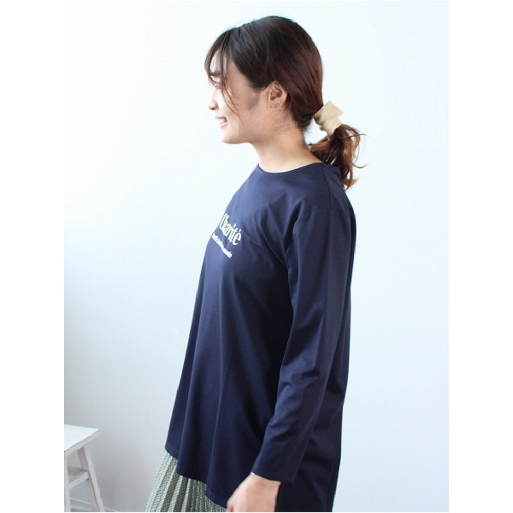 プリント ロゴ Ｔシャツ カットソー／ 大きいサイズ レディス ミントブリーズ16