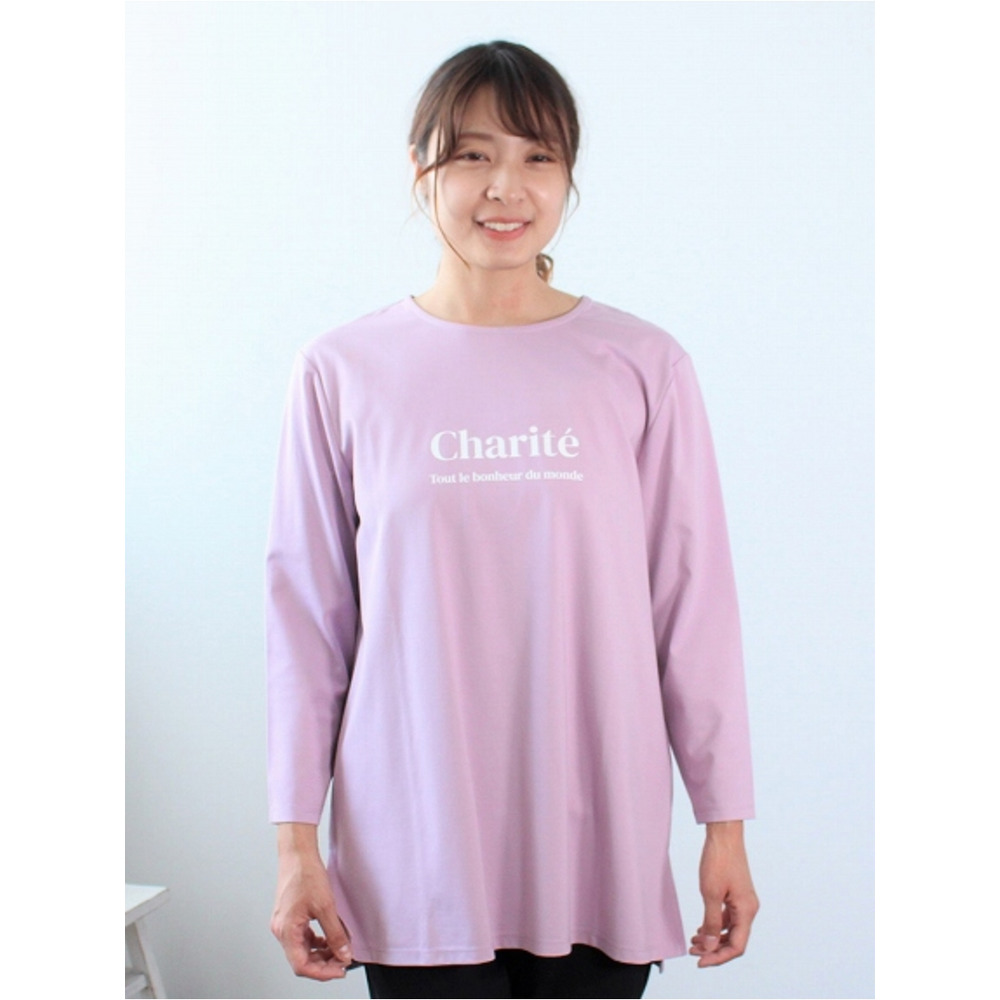 プリント ロゴ Ｔシャツ カットソー／ 大きいサイズ レディス ミントブリーズ6