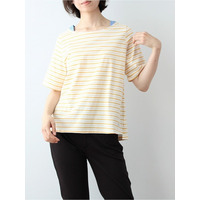 ランダムボーダー Tシャツ / 大きいサイズ ミントブリーズ
