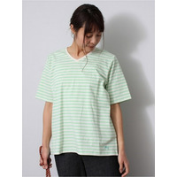 【タイムセール】コットン ベア天 Ｖネック Ｔシャツ　大きいサイズ レディース