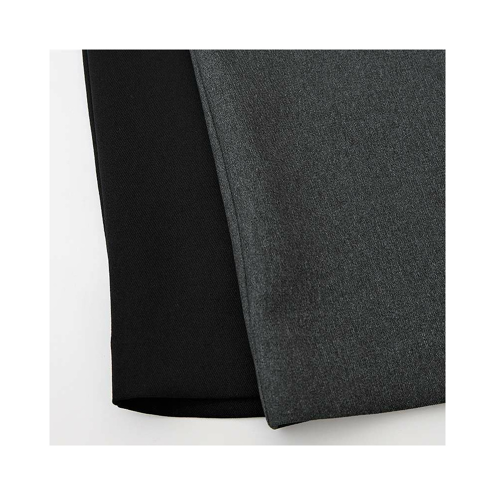 【タイムセール】【アンチピリング】 ウール調 ツイル すっきり ワイドパンツ14